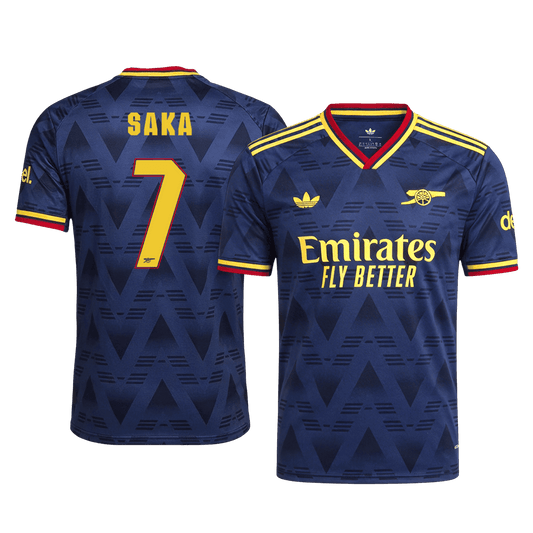 Tricouri Fotbal Arsenal SAKA #7 Deplasare 2026/27 Authentic - UCL
