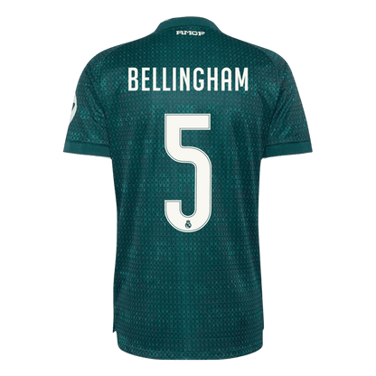 Tricouri Fotbal Real Madrid BELLINGHAM #5 Deplasare 2026/27 Authentic