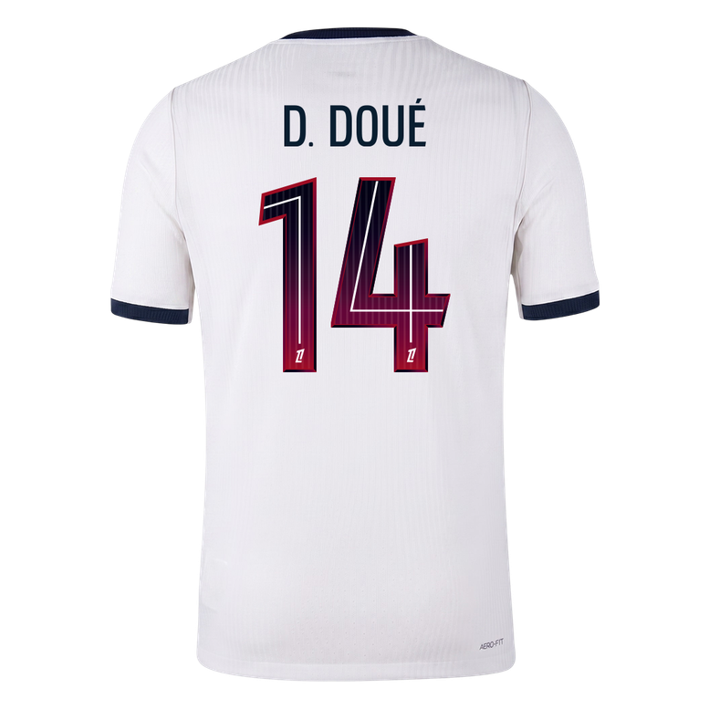 Tricouri Fotbal PSG D. DOUÉ #14 Deplasare 2026/27 Authentic