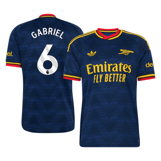 Tricouri Fotbal Arsenal GABRIEL #6 Deplasare 2026/27