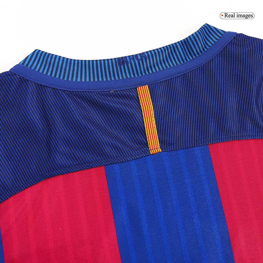Tricouri Fotbal Vintage Barcelona Acasă 2016/17