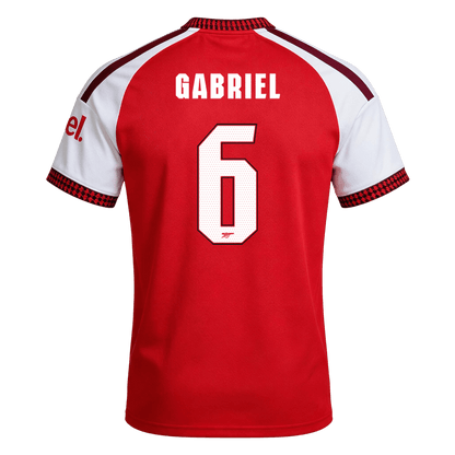 Tricouri Fotbal Arsenal GABRIEL #6 Acasă 2026/27 - UCL - Premium