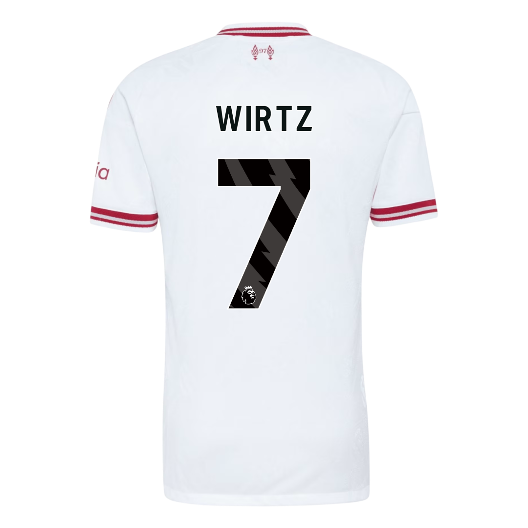 Tricouri Fotbal Liverpool WIRTZ #7 Deplasare 2026/27 Authentic