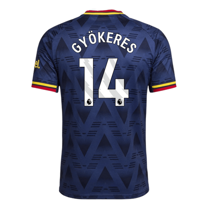 Tricouri Fotbal Arsenal GYÖKERES #14 Deplasare 2026/27 Authentic