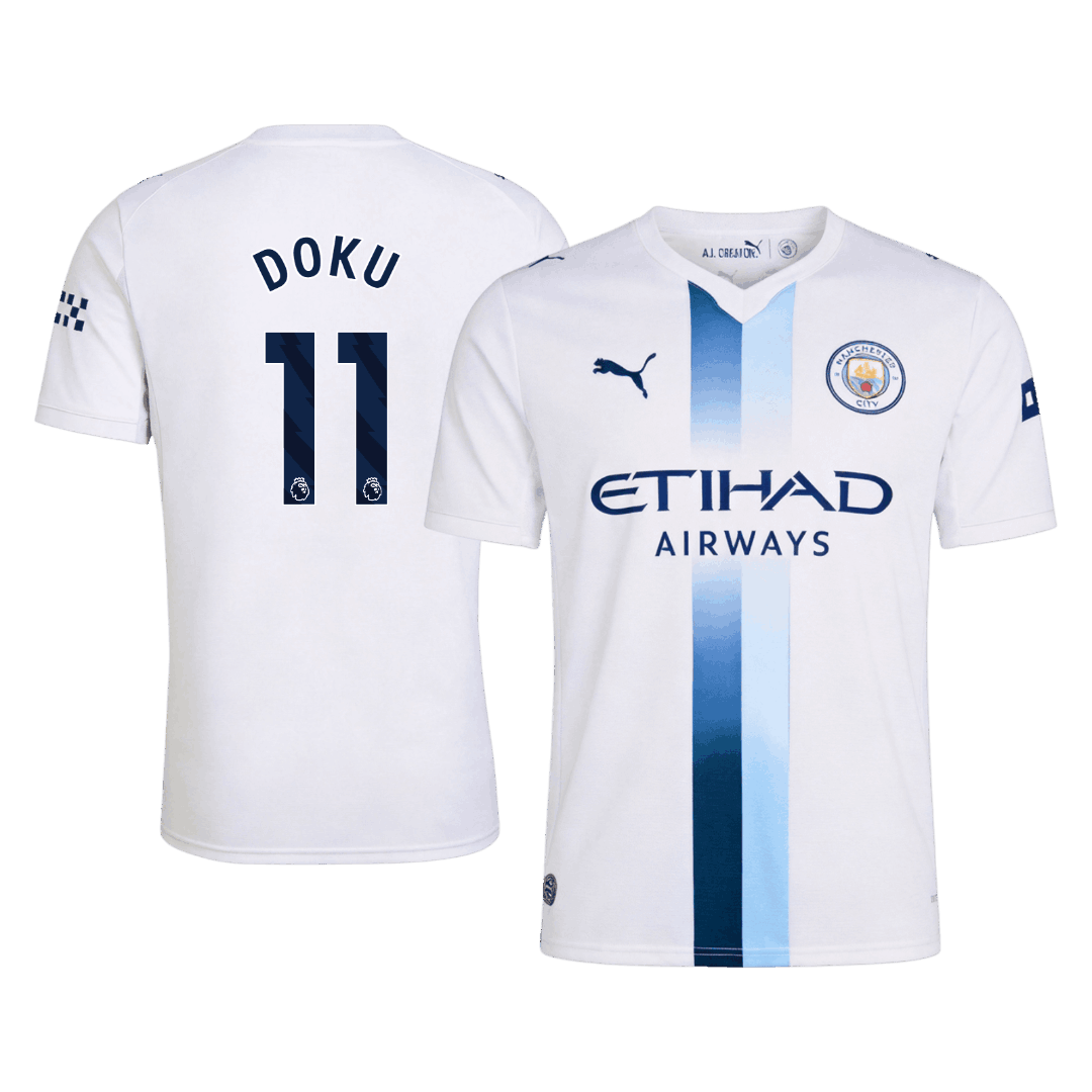 Tricouri Fotbal Manchester City DOKU #11 Third 2026/27