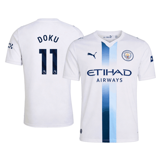 Tricouri Fotbal Manchester City DOKU #11 Third 2026/27