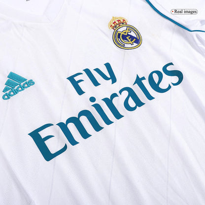 Tricouri Fotbal Vintage Real Madrid RONALDO #7 Acasă 2017/18