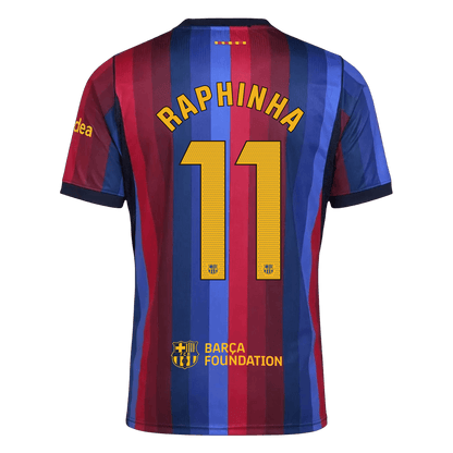 Tricouri Fotbal Barcelona RAPHINHA #11 Acasă 2026/27 - Premium