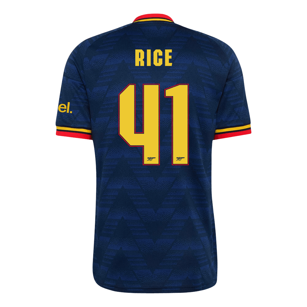 Tricouri Fotbal Arsenal RICE #41 Deplasare 2026/27 - UCL