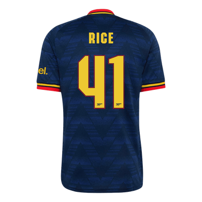 Tricouri Fotbal Arsenal RICE #41 Deplasare 2026/27 - UCL