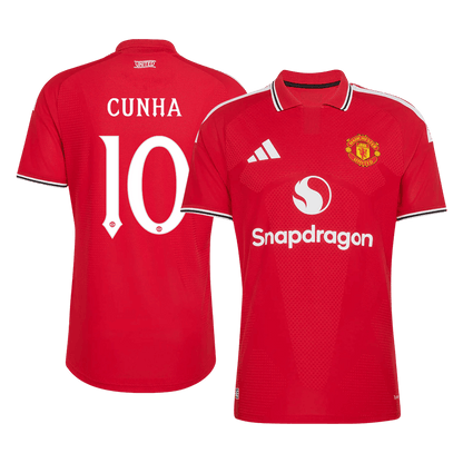 Tricouri Fotbal Manchester United CUNHA #10 Acasă 2026/27 Authentic - UCL