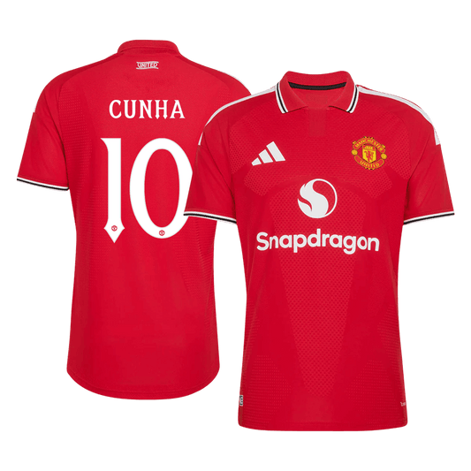 Tricouri Fotbal Manchester United CUNHA #10 Acasă 2026/27 Authentic - UCL