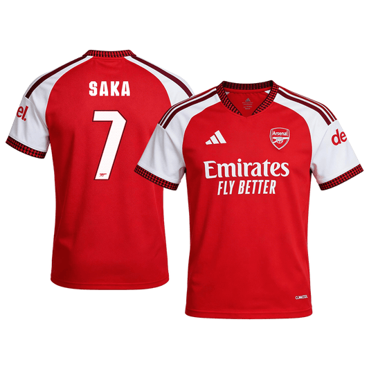 Tricouri Fotbal Arsenal SAKA #7 Acasă 2026/27 - UCL - Premium