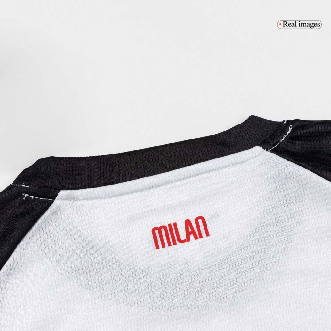 Set Tricouri Fotbal AC Milan Deplasare 2025/26 Pentru Copii