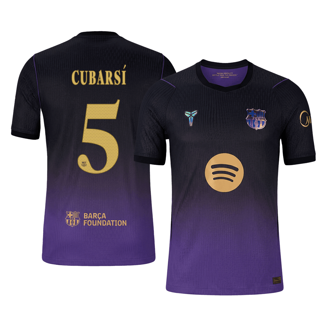 Tricouri Fotbal Barcelona CUBARSÍ #5 Deplasare 2026/27 Authentic - UCL