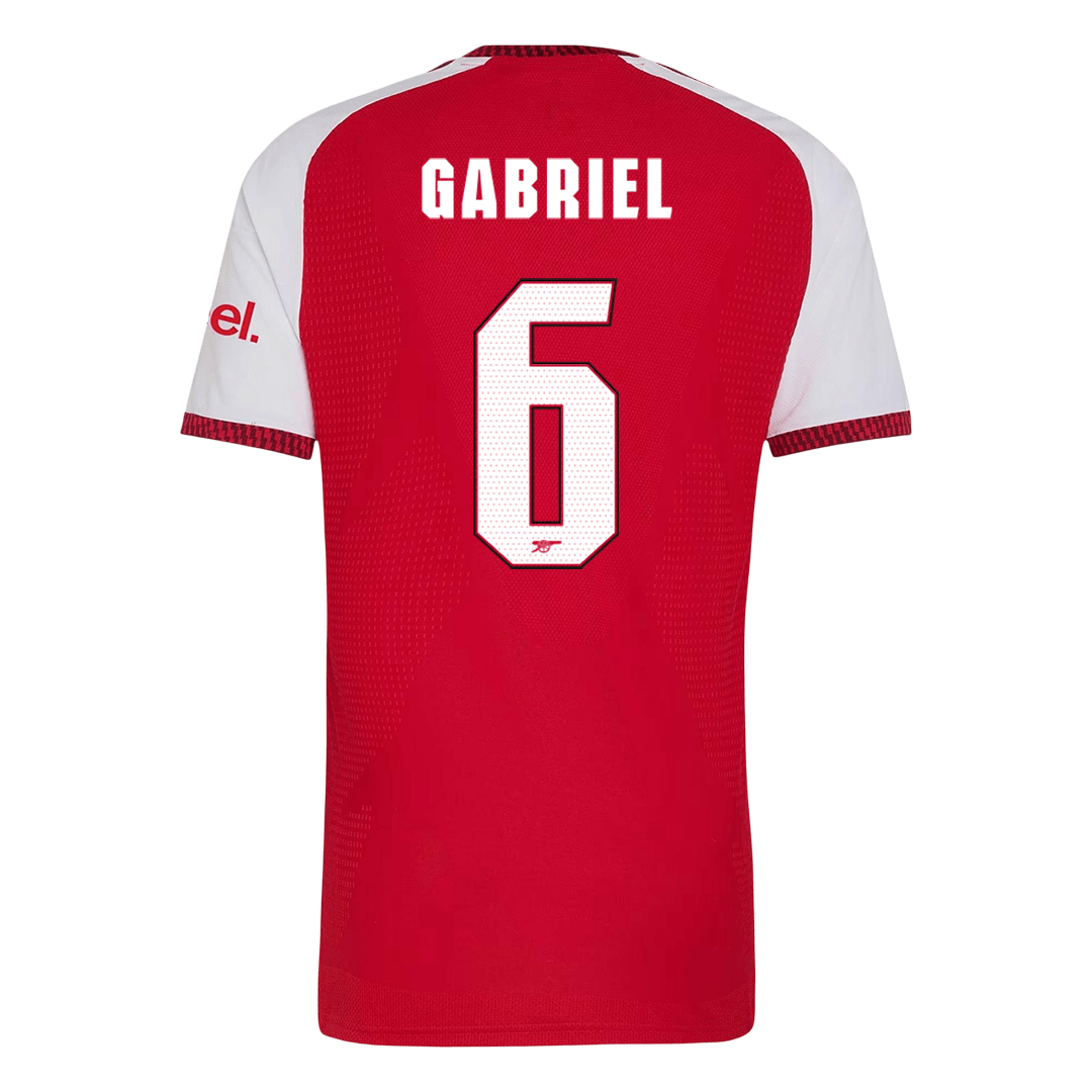 Tricouri Fotbal Arsenal GABRIEL #6 Acasă 2026/27 Authentic - UCL