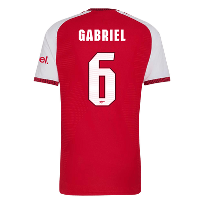 Tricouri Fotbal Arsenal GABRIEL #6 Acasă 2026/27 Authentic - UCL
