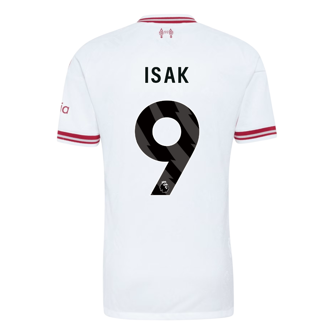 Tricouri Fotbal Liverpool ISAK #9 Deplasare 2026/27 Authentic
