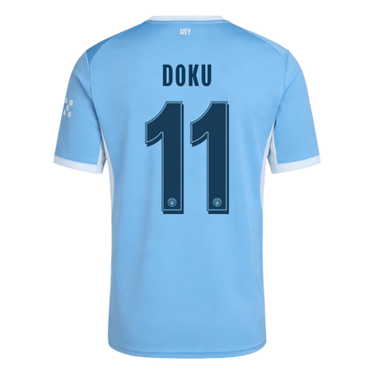 Tricouri Fotbal Manchester City DOKU #11 Acasă 2026/27 - UCL