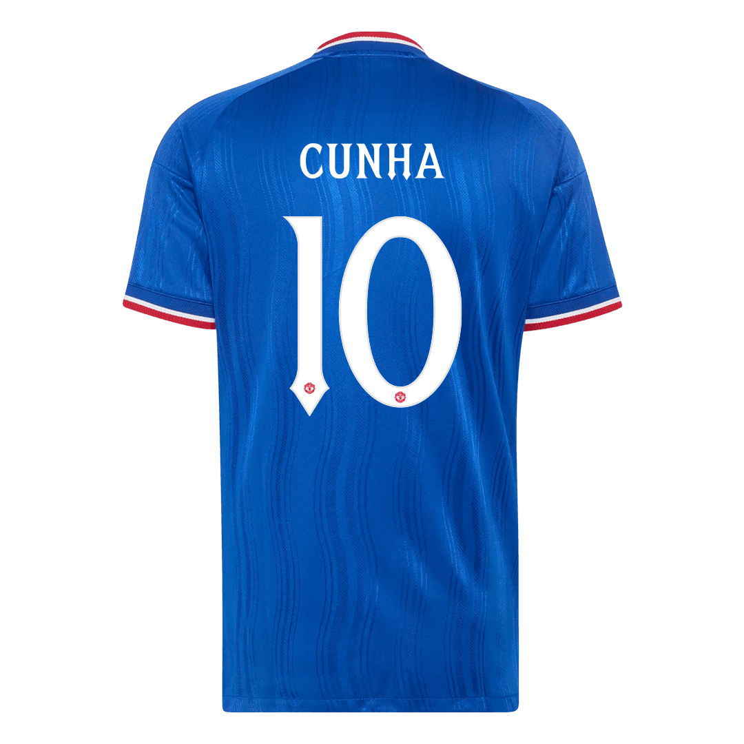 Tricouri Fotbal Manchester United CUNHA #10 Deplasare 2026/27 Authentic - UCL