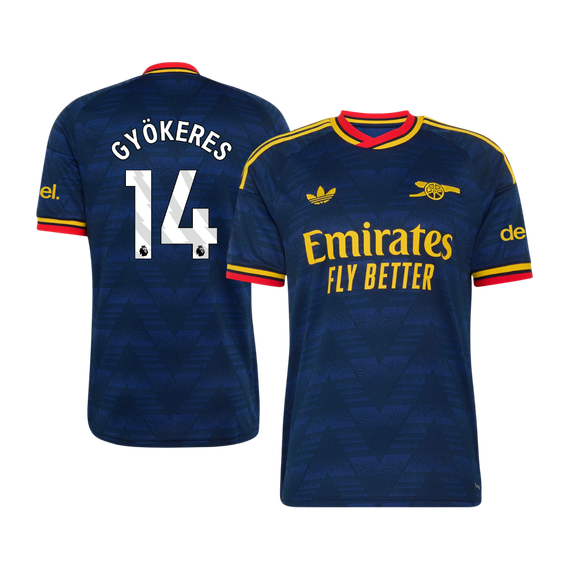 Tricouri Fotbal Arsenal GYÖKERES #14 Deplasare 2026/27