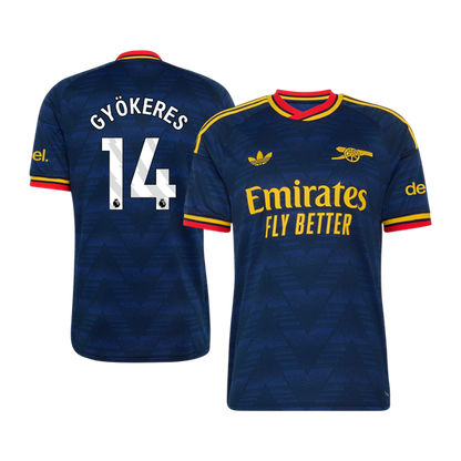 Tricouri Fotbal Arsenal GYÖKERES #14 Deplasare 2026/27