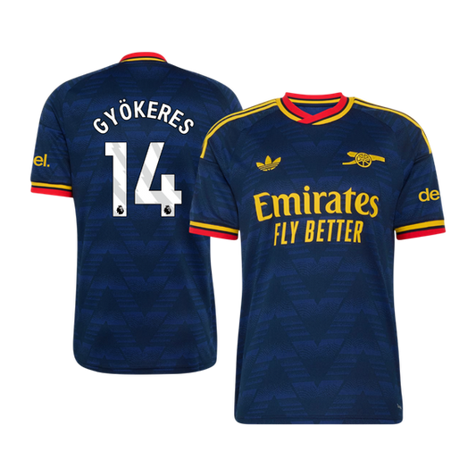 Tricouri Fotbal Arsenal GYÖKERES #14 Deplasare 2026/27