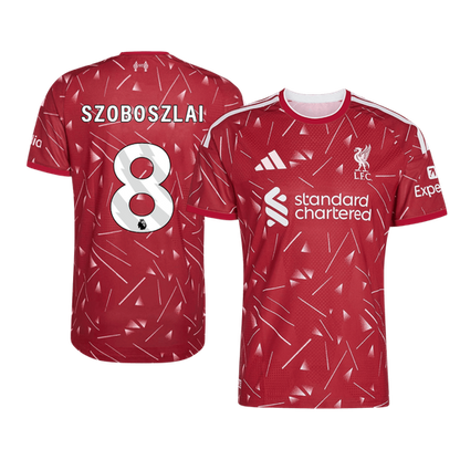 Tricouri Fotbal Liverpool SZOBOSZLAI #8 Acasă 2026/27 Authentic