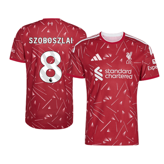 Tricouri Fotbal Liverpool SZOBOSZLAI #8 Acasă 2026/27 Authentic