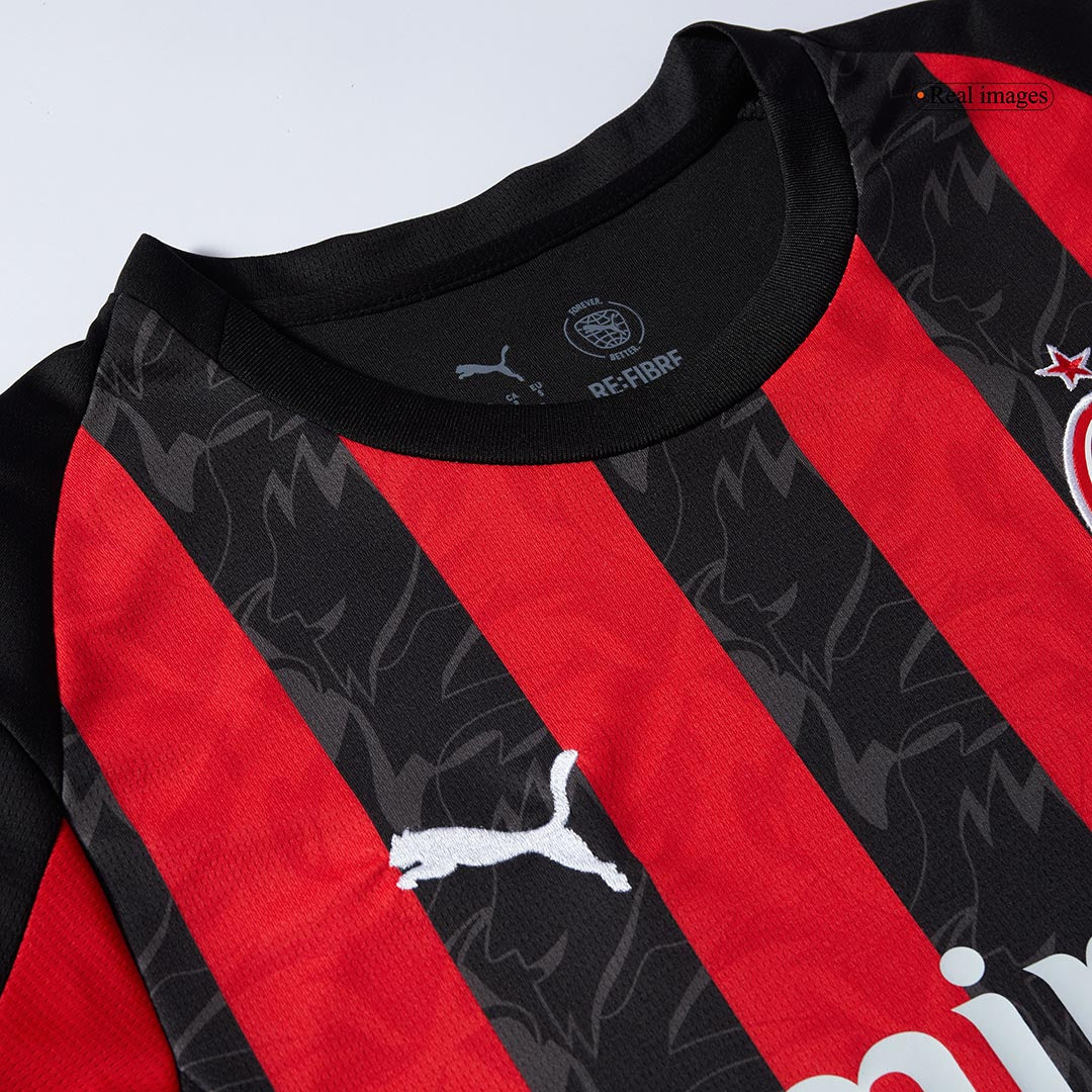 Tricouri Fotbal AC Milan PULISIC #11 Acasă 2025/26 (mărime mare) - Premium
