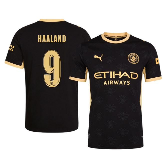 Tricouri Fotbal Manchester City HAALAND #9 Deplasare 2026/27 Authentic - UCL