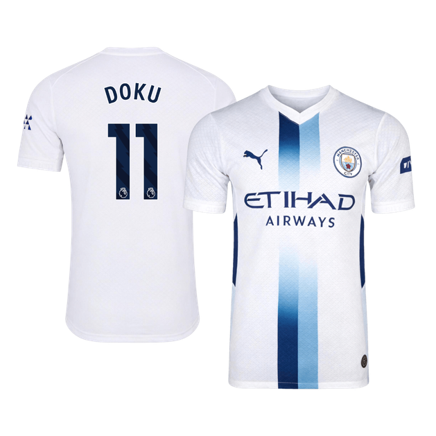 Tricouri Fotbal Manchester City DOKU #11 Treilea 2026/27 Authentic