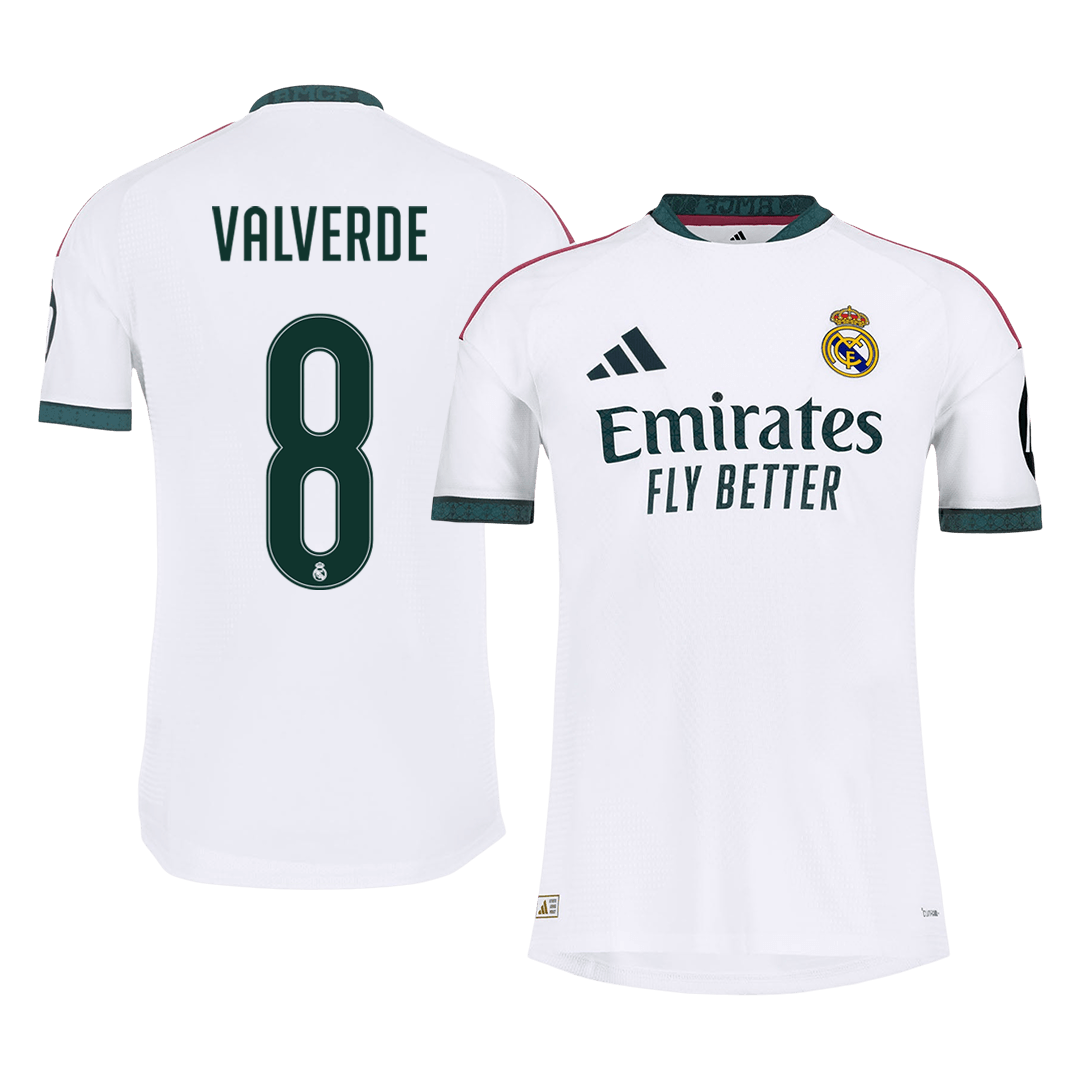 Tricouri Fotbal Real Madrid VALVERDE #8 Acasă 2026/27 Authentic