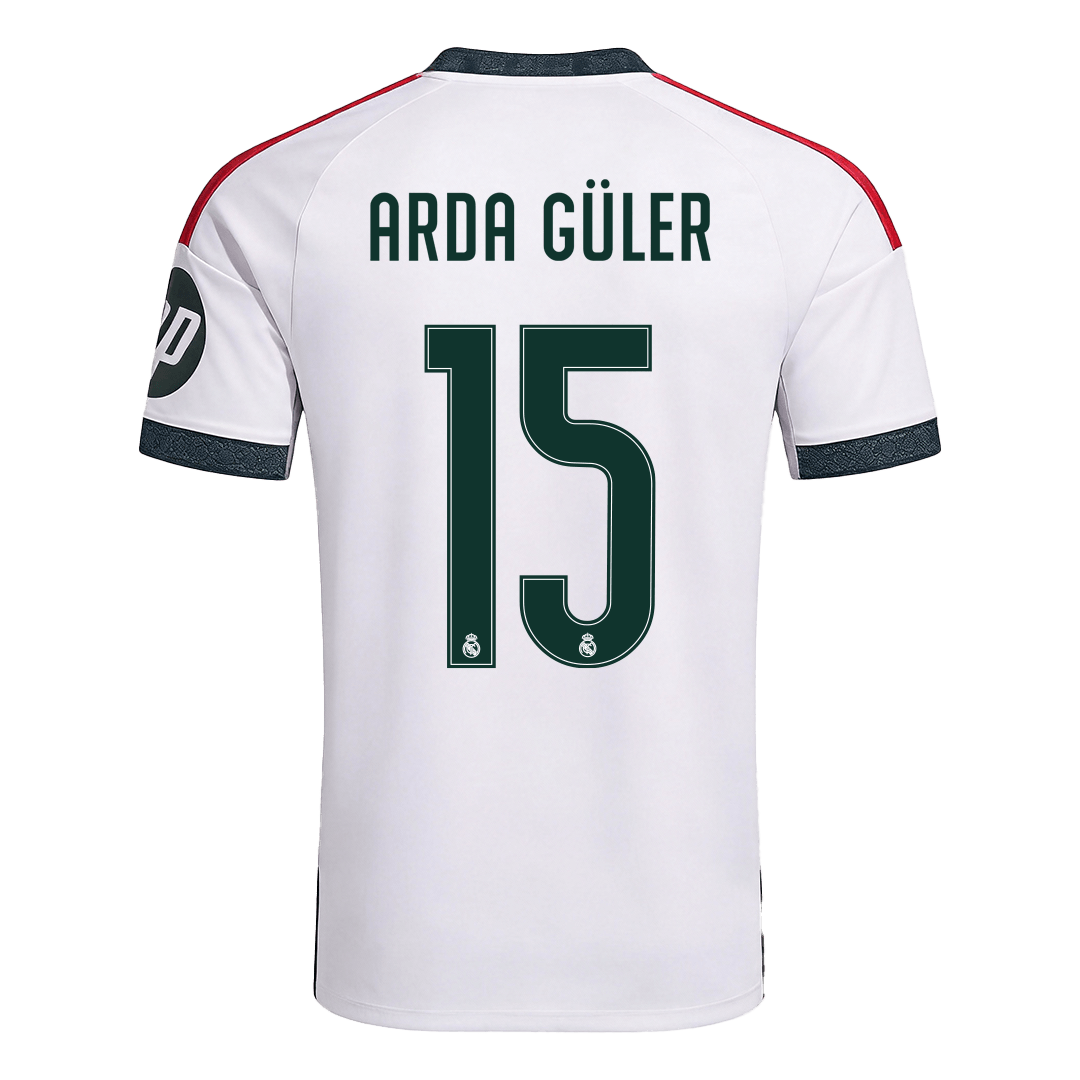 Tricouri Fotbal Real Madrid ARDA GÜLER #15 Acasă 2026/27 - Premium