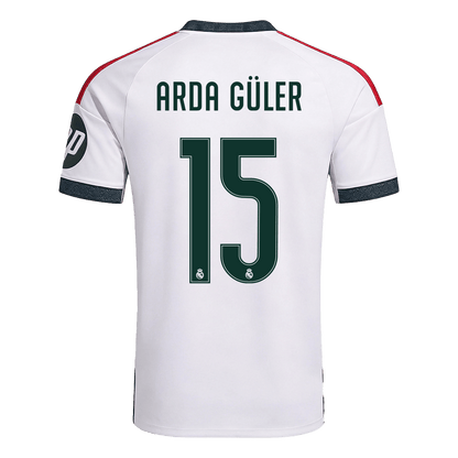 Tricouri Fotbal Real Madrid ARDA GÜLER #15 Acasă 2026/27 - Premium