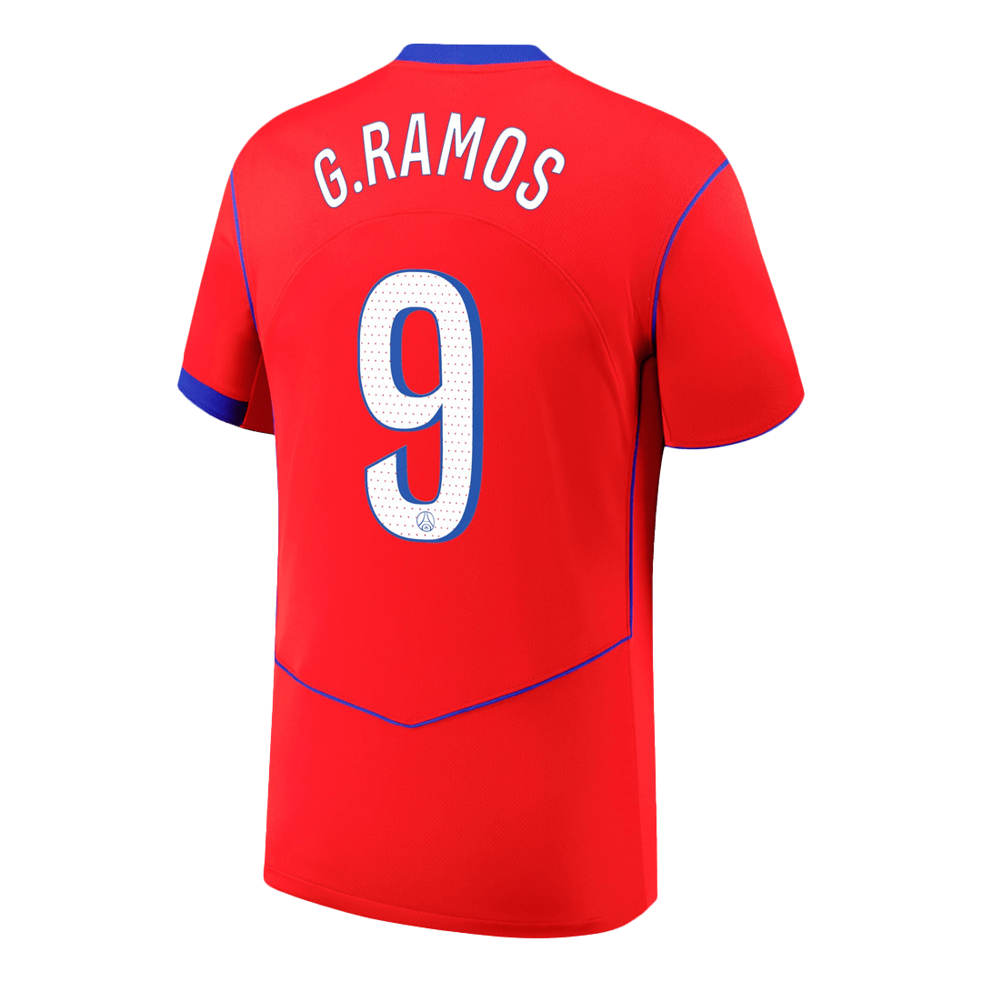 Tricouri Fotbal PSG G.RAMOS #9 Treilea 2025/26