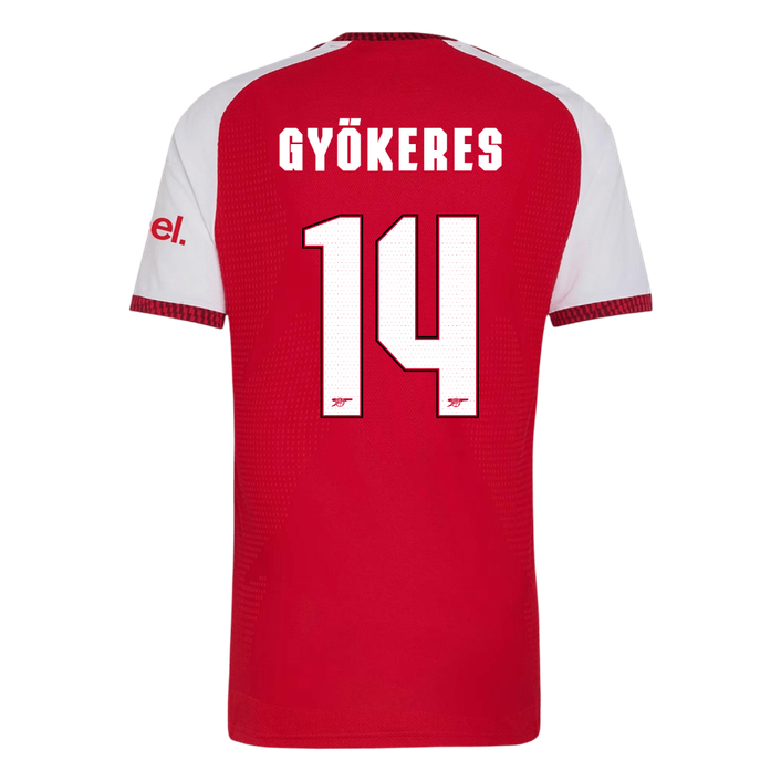 Tricouri Fotbal Arsenal GYÖKERES #14 Acasă 2026/27 Authentic - UCL