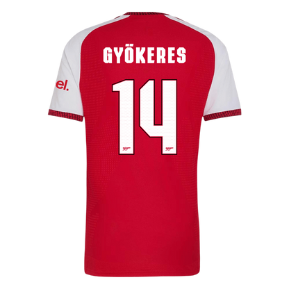 Tricouri Fotbal Arsenal GYÖKERES #14 Acasă 2026/27 Authentic - UCL