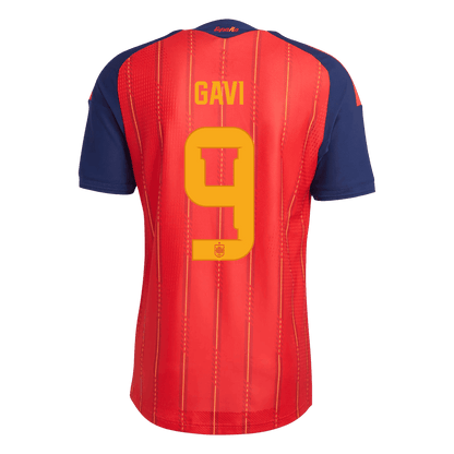 Tricouri Fotbal Spania GAVI #9 Acasă Cupa Mondială 2026 Authentic - Champion Edition