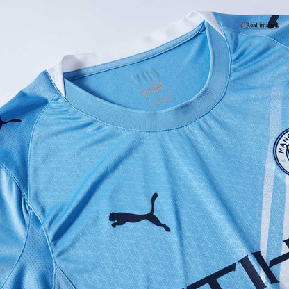 Tricouri Fotbal Manchester City HAALAND #9 Acasă 2025/26 Authentic