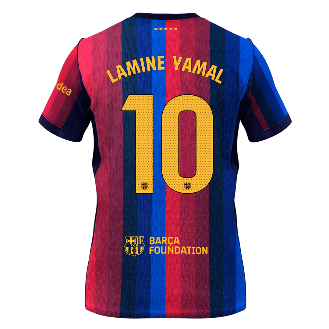 Tricouri Fotbal Barcelona LAMINE YAMAL #10 Acasă 2026/27 - Premium