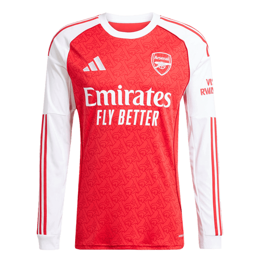 Tricouri Fotbal Arsenal Acasă 2025/26 Mânecă Lungă (mărime mare)