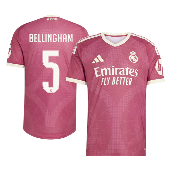 Tricouri Fotbal Real Madrid BELLINGHAM #5 Treilea 2026/27 Authentic