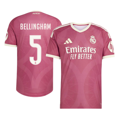 Tricouri Fotbal Real Madrid BELLINGHAM #5 Treilea 2026/27 Authentic