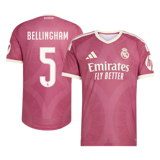 Tricouri Fotbal Real Madrid BELLINGHAM #5 Treilea 2026/27 Authentic
