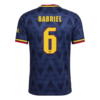 Tricouri Fotbal Arsenal GABRIEL #6 Deplasare 2026/27 Authentic - UCL