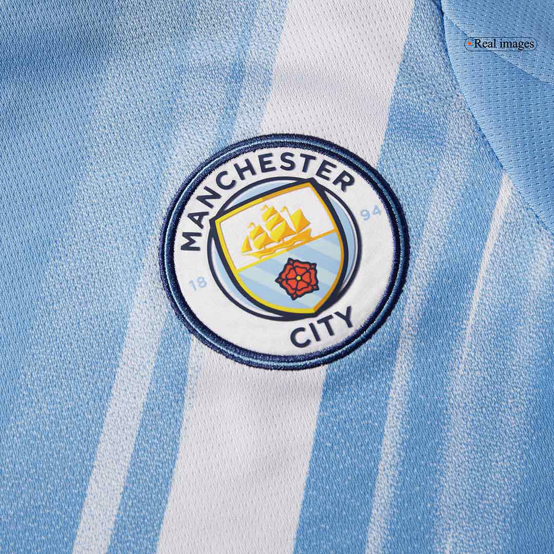 Tricouri Fotbal Manchester City DE BRUYNE #17 Acasă 2025/26 - Premium (mărime mare)