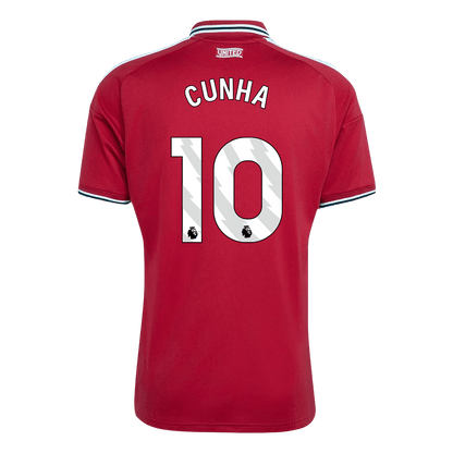 Tricouri Fotbal Manchester United CUNHA #10 Acasă 2026/27 - Premium