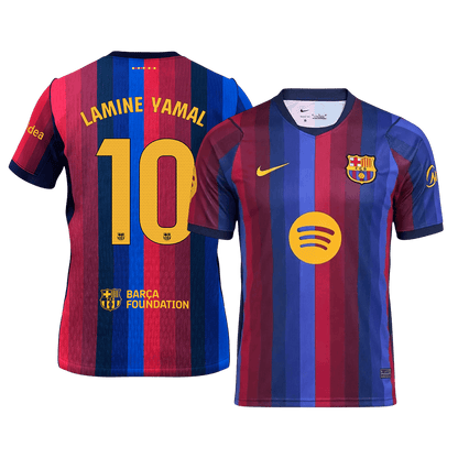 Tricouri Fotbal Barcelona LAMINE YAMAL #10 Acasă 2026/27 - Premium