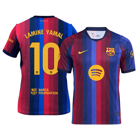 Tricouri Fotbal Barcelona LAMINE YAMAL #10 Acasă 2026/27 - Premium